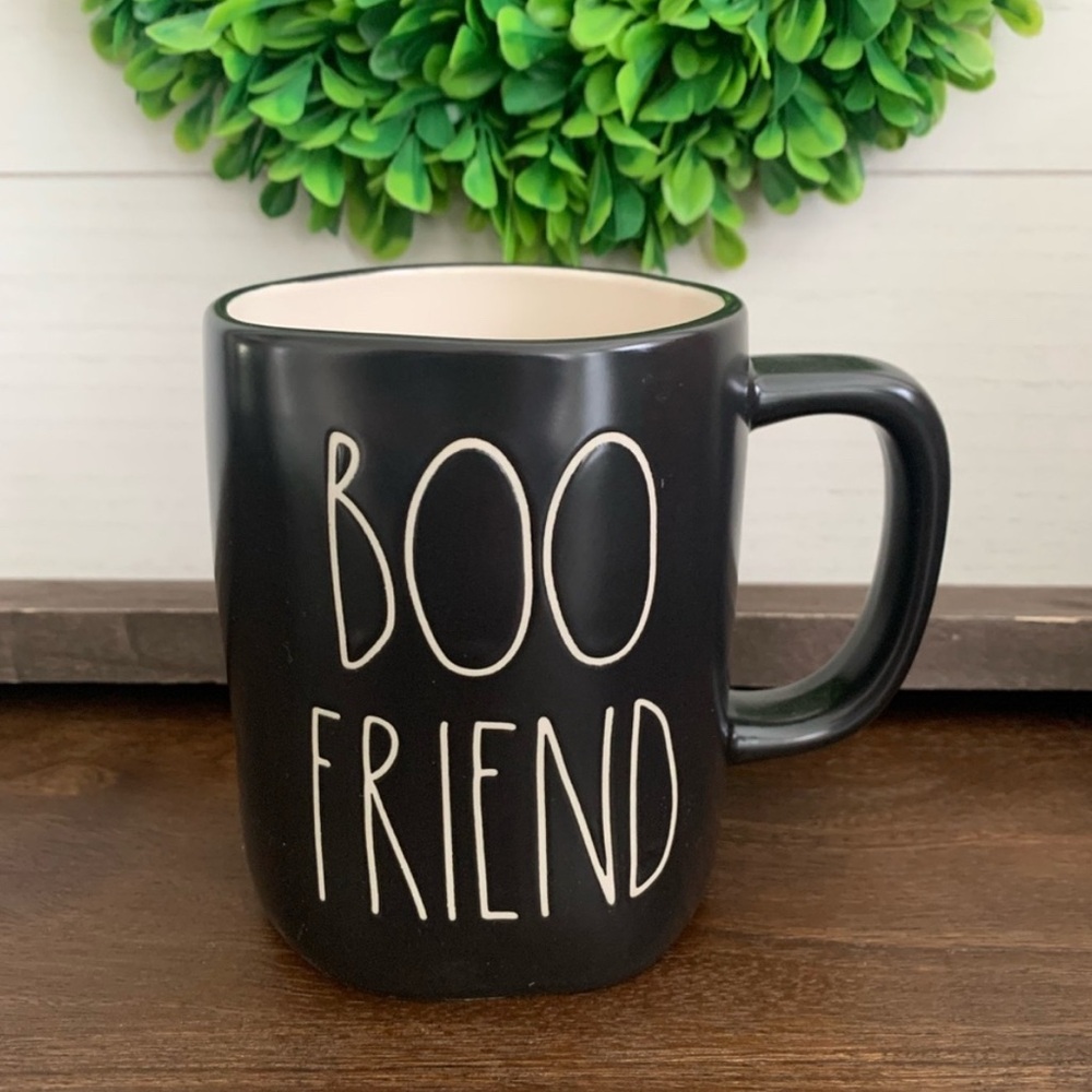 Rae Dunn Halloween BOO FRIEND mug NEW